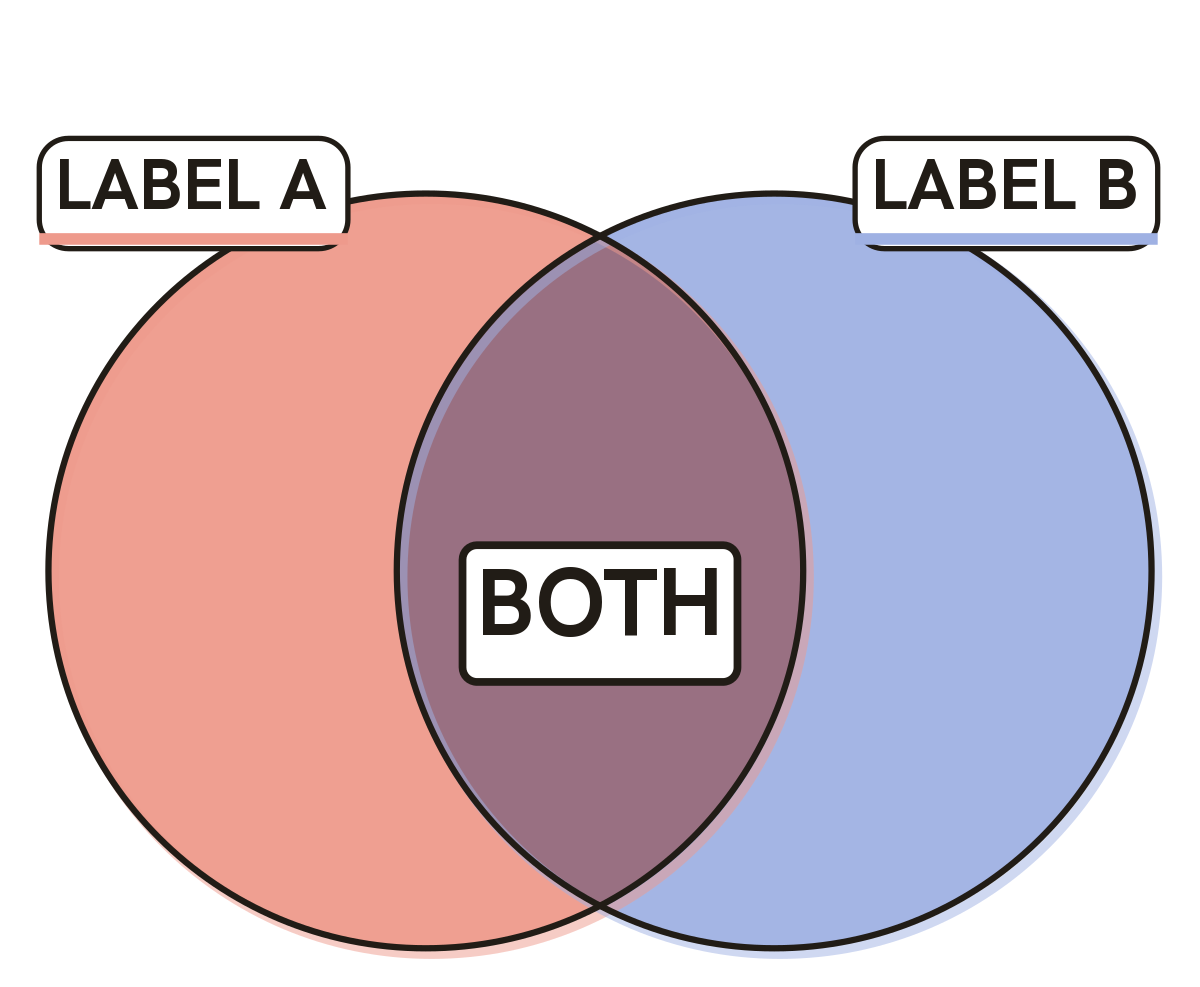 2 Circle Venn Diagram Template